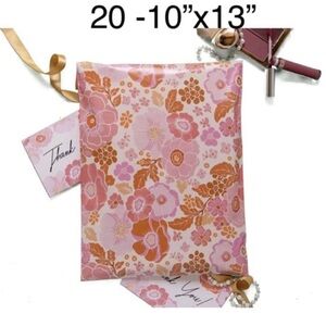 4/$20 -20 Blooms Poly Mailers 10”x13”
